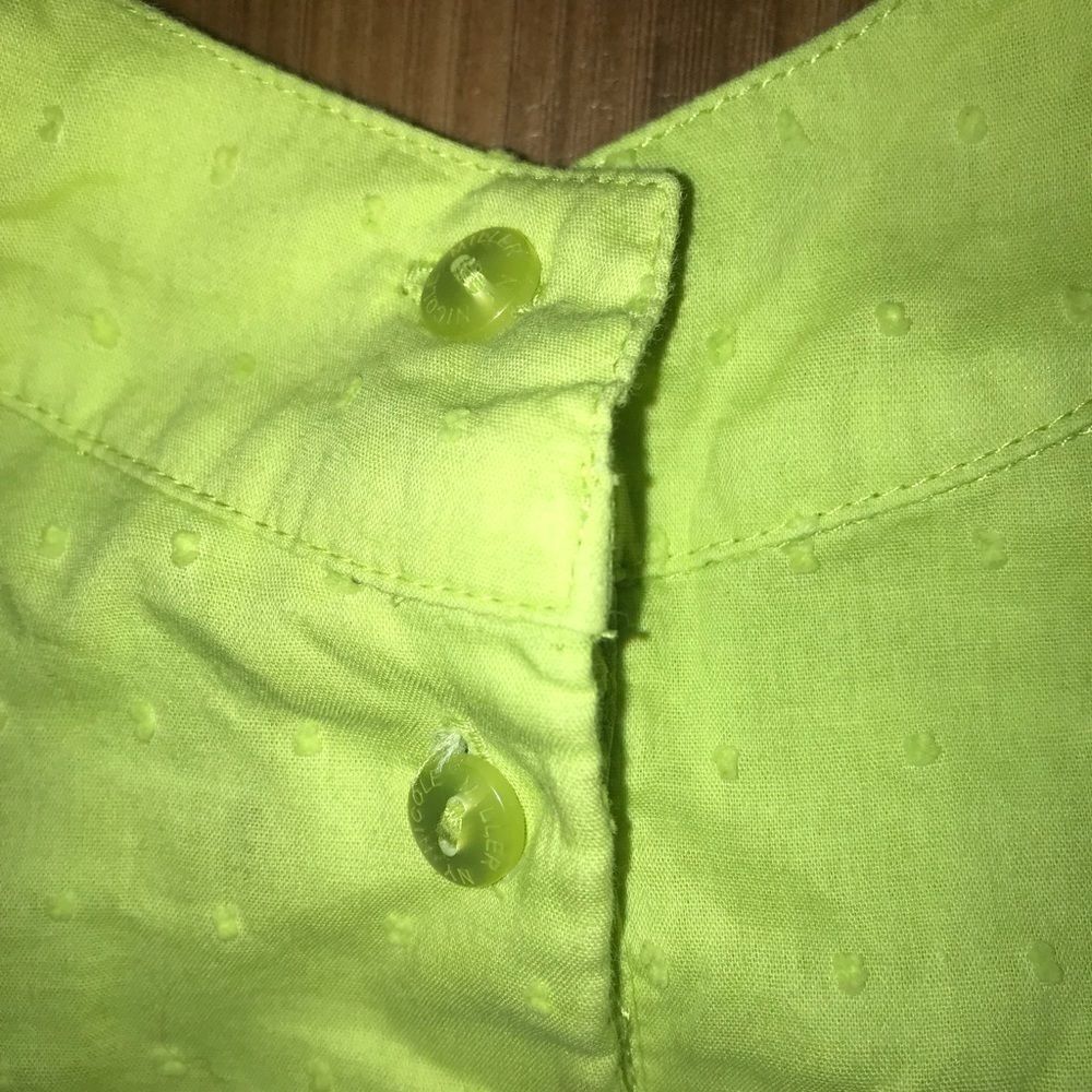 Nicole Miller Lime Green Dress - Picture 6 of 11